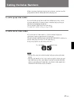 Preview for 45 page of Sony VPL-X2000E Operating Instructions Manual