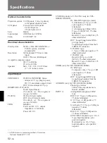 Preview for 52 page of Sony VPL-X2000E Operating Instructions Manual