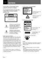 Preview for 2 page of Sony VPL-X600E Operating Instructions Manual