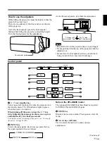 Preview for 10 page of Sony VPL-X600E Operating Instructions Manual