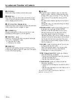 Preview for 11 page of Sony VPL-X600E Operating Instructions Manual