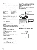 Preview for 4 page of Sony VPL-XW6000 Setup Manual