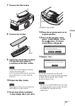 Предварительный просмотр 63 страницы Sony VPLGH10 Operating Instructions Manual