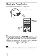 Предварительный просмотр 10 страницы Sony VPLGT100 Operating Instructions Manual