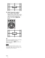 Предварительный просмотр 12 страницы Sony VPLGT100 Operating Instructions Manual