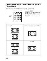 Предварительный просмотр 26 страницы Sony VPLGT100 Operating Instructions Manual