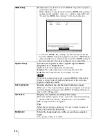 Предварительный просмотр 44 страницы Sony VPLGT100 Operating Instructions Manual