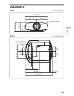 Предварительный просмотр 81 страницы Sony VPLGT100 Operating Instructions Manual