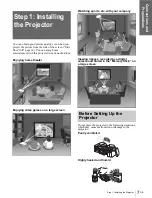 Preview for 7 page of Sony VPLHS20 - Cineza Digital Home Entertainment LCD Projector Operating Instructions Manual