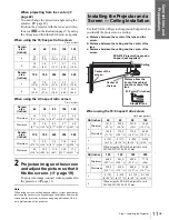 Preview for 11 page of Sony VPLHS20 - Cineza Digital Home Entertainment LCD Projector Operating Instructions Manual