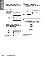 Preview for 24 page of Sony VPLHS20 - Cineza Digital Home Entertainment LCD Projector Operating Instructions Manual