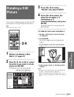 Preview for 49 page of Sony VPLHS20 - Cineza Digital Home Entertainment LCD Projector Operating Instructions Manual