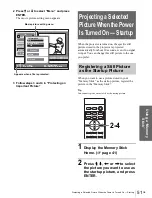 Preview for 51 page of Sony VPLHS20 - Cineza Digital Home Entertainment LCD Projector Operating Instructions Manual