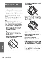 Preview for 62 page of Sony VPLHS20 - Cineza Digital Home Entertainment LCD Projector Operating Instructions Manual