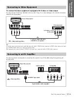 Предварительный просмотр 11 страницы Sony VPLHS3 - Cineza Digital Home Entertainment LCD Front Projector Operating Instructions Manual