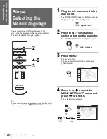 Предварительный просмотр 20 страницы Sony VPLHS3 - Cineza Digital Home Entertainment LCD Front Projector Operating Instructions Manual