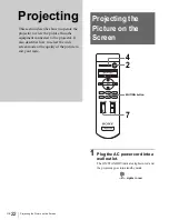 Предварительный просмотр 22 страницы Sony VPLHS3 - Cineza Digital Home Entertainment LCD Front Projector Operating Instructions Manual