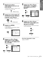 Предварительный просмотр 69 страницы Sony VPLHS3 - Cineza Digital Home Entertainment LCD Front Projector Operating Instructions Manual