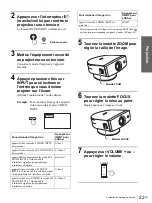 Предварительный просмотр 71 страницы Sony VPLHS3 - Cineza Digital Home Entertainment LCD Front Projector Operating Instructions Manual