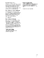 Preview for 3 page of Sony VPLHW10 - BRAVIA - SXRD Projector Operating Instructions Manual