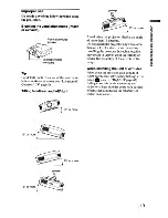 Preview for 13 page of Sony VPLHW10 - BRAVIA - SXRD Projector Operating Instructions Manual