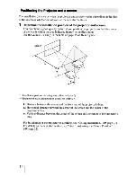 Preview for 14 page of Sony VPLHW10 - BRAVIA - SXRD Projector Operating Instructions Manual