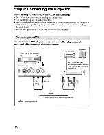 Preview for 18 page of Sony VPLHW10 - BRAVIA - SXRD Projector Operating Instructions Manual