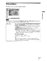 Preview for 41 page of Sony VPLHW10 - BRAVIA - SXRD Projector Operating Instructions Manual