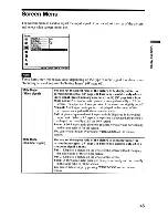 Preview for 45 page of Sony VPLHW10 - BRAVIA - SXRD Projector Operating Instructions Manual