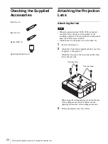 Предварительный просмотр 22 страницы Sony VPLL-3003 Operating Instructions Manual