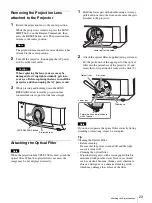 Предварительный просмотр 23 страницы Sony VPLL-3003 Operating Instructions Manual