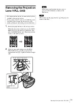 Предварительный просмотр 31 страницы Sony VPLL-3003 Operating Instructions Manual