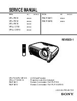 Sony VPLL-CT10 Service Manual preview