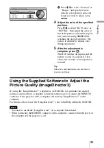 Preview for 35 page of Sony VPLVW40 - SXRD Projector - HD 1080p Operating Instructions Manual