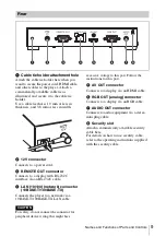 Preview for 9 page of Sony VSP-BZ10 Operating Instructions Manual