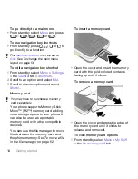 Preview for 16 page of Sony W760 - Ericsson Quadband GSM Phone User Manual