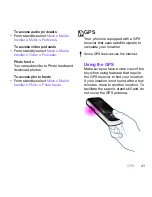 Preview for 43 page of Sony W760 - Ericsson Quadband GSM Phone User Manual