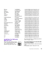 Preview for 67 page of Sony W760 - Ericsson Quadband GSM Phone User Manual