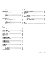 Preview for 79 page of Sony W760 - Ericsson Quadband GSM Phone User Manual