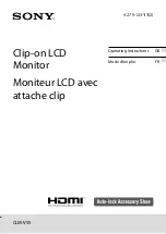 Preview for 1 page of Sony Wahoo CLM-V55 Operating Instructions Manual