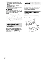 Предварительный просмотр 4 страницы Sony WAHT-SA10 - Wireless Audio Delivery System Operating Instructions Manual