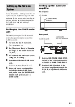 Предварительный просмотр 9 страницы Sony WAHT-SBP2 Operating Instructions Manual