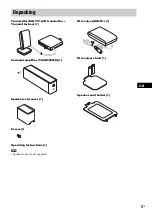 Preview for 3 page of Sony WAHTSD1 - Rear Speaker Adaptor Operating Instructions Manual