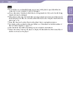 Preview for 20 page of Sony Walkman 4-185-044-11(1) Operation Manual