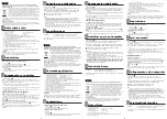 Preview for 2 page of Sony Walkman BCR-NWA800 Operating Instructions