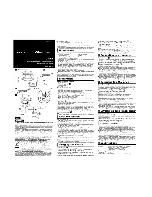 Sony Walkman BCR-NWU5 Operating Instructions Manual preview