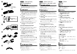 Предварительный просмотр 2 страницы Sony Walkman CKS-NWE010 Operating Instructions