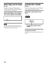 Preview for 18 page of Sony Walkman D-CJ501 Operating Instructions Manual