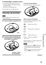 Preview for 21 page of Sony Walkman D-CJ501 Operating Instructions Manual