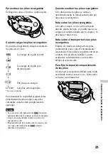 Предварительный просмотр 23 страницы Sony WALKMAN D-CS901 (Spanish) Manual De Instrucciones